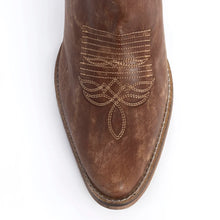 Nalejandra Leather Boots in Chocolate Brown