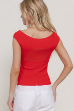 Boat Day Essential Top in Rich Red