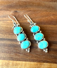 The Day Trip Sterling Silver with Turquoise Stones Earrings