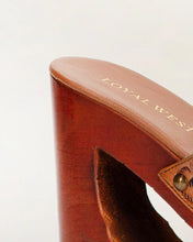 Loyal West Desert Wanderer Sandals - Dark Brown Handtooled Leather