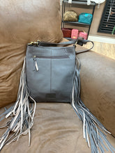 Sunflower Sally Cowhide Tooled Bag