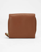 Loyal West Sophia Mini Wallet In Brown Leather Calfskin