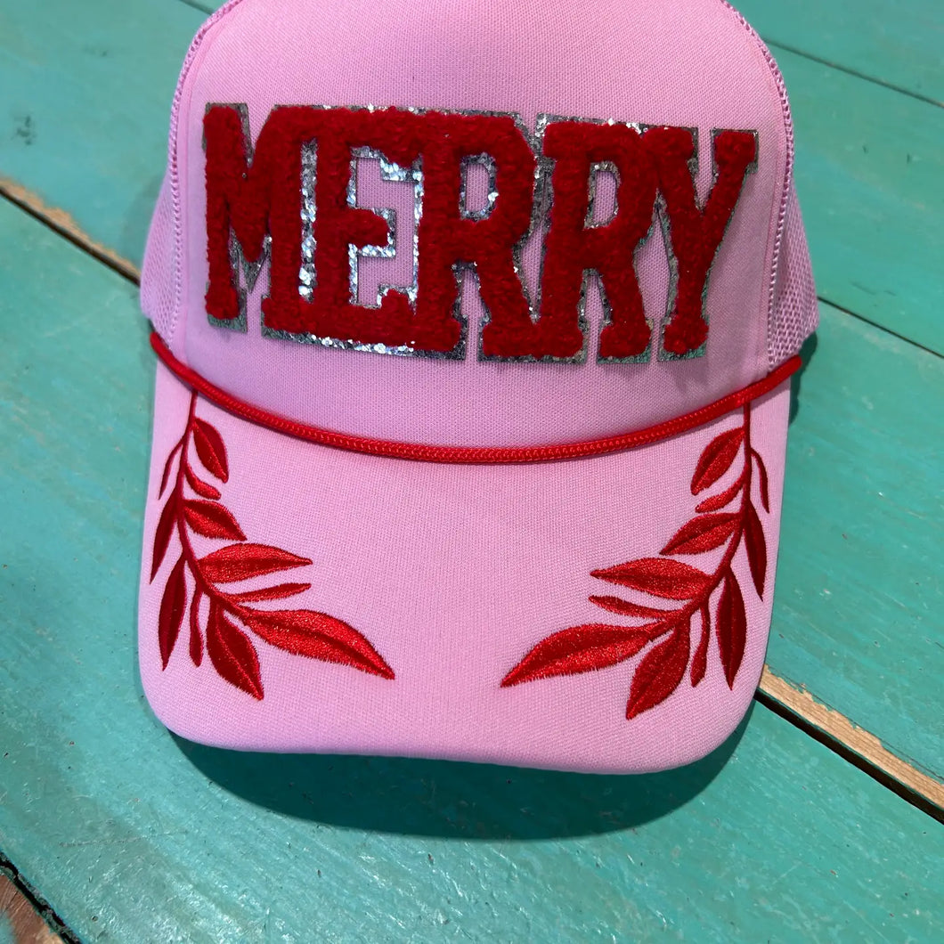Very “MERRY” Foam Trucker Captain-style Cap