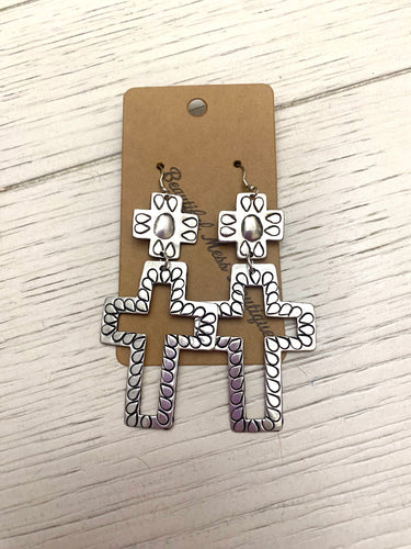 Taos Double Cross Earrings