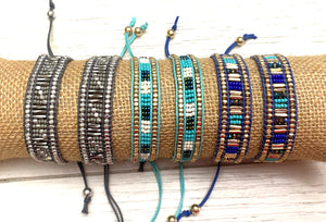 Megan Pull-Close Stacking Bracelets