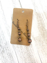 Navajo Bead Style Dangle Earrings