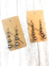 Navajo Bead Style Dangle Earrings