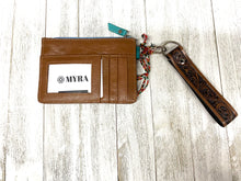 The Go-To Tooled Leather Card Case with Wrist Strap
