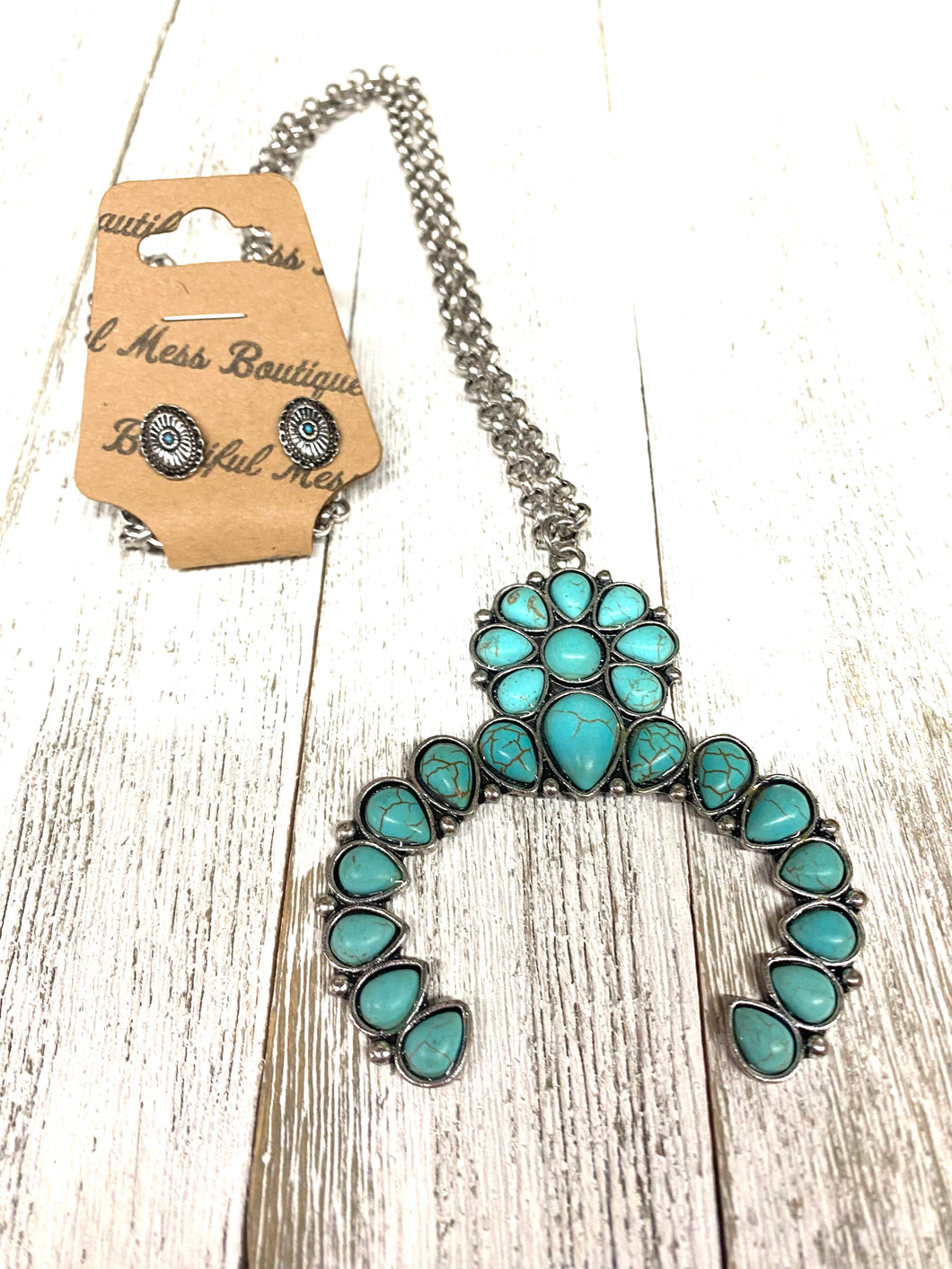 Squash Blossom Necklace Set