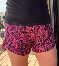 Tip Top Tooled-Look Athletic Shorts