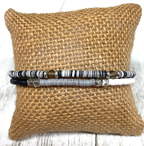 The Mix Pull-Close Stacking Bracelets