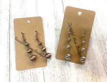 Navajo Bead Style Dangle Earrings