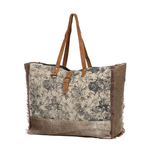 Flowered Weekender Bag