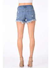 Light Wash - Buttondown Denim Shorts