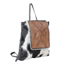 Renaissance Hand-Tooled & Cowhide Backpack Bag