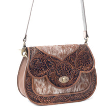 Open Vistas Leather & Cowhide Shoulder Bag
