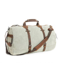 Sage Voyager Canvas & Leather Accent Duffle Bag