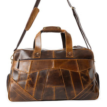 Rawhide Range Leather Traveler Bag In Rodeo Tan