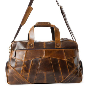 Rawhide Range Leather Traveler Bag In Rodeo Tan
