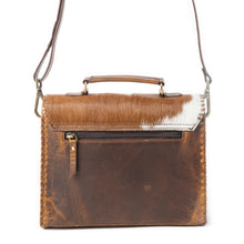 Dakota Dusk Handtooled Leather & Cowhide Shoulder Bag