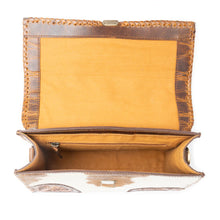 Dakota Dusk Handtooled Leather & Cowhide Shoulder Bag