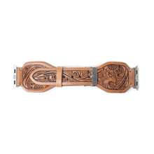 Lone Star Hand-Tooled Leather Watch Band