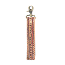HAND-TOOLED STRAP KEY FOB