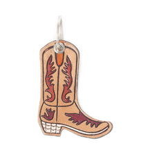 Boot Scootin’ Leather Key Fob