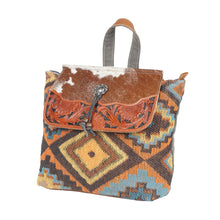 Simple Tooled Accents Garnet Backpack Bag
