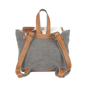 Simple Tooled Accents Garnet Backpack Bag