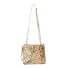Sassy Gilded Leopard Cowhide Crossbody