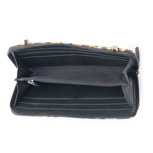 Sassy Leopard Cowhide Convertible Wallet