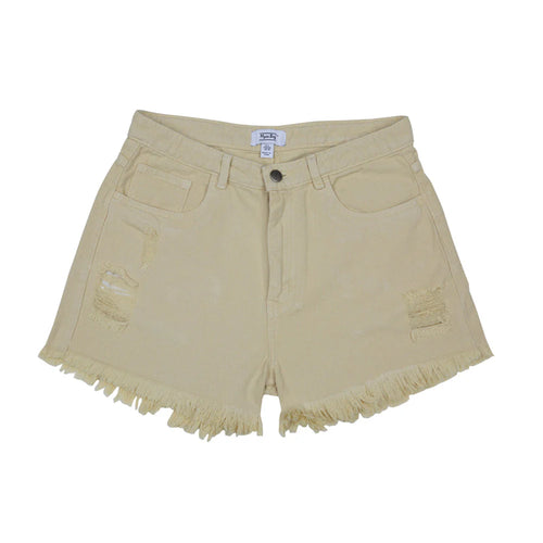 The Khaki Jean Distressed Short