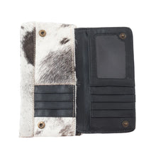 Pure Soul Tooled Leather & Cowhide Wallet