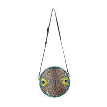 The Boho Teal Canteen Leather Bag