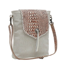 Smokey Gator Leather and Cowhide Bag