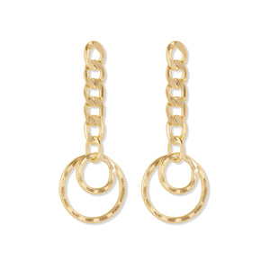 Conundrum Gold-Toned Earrings