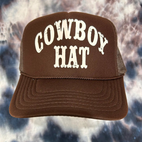 “Cowboy Hat” Foam Trucker Cap