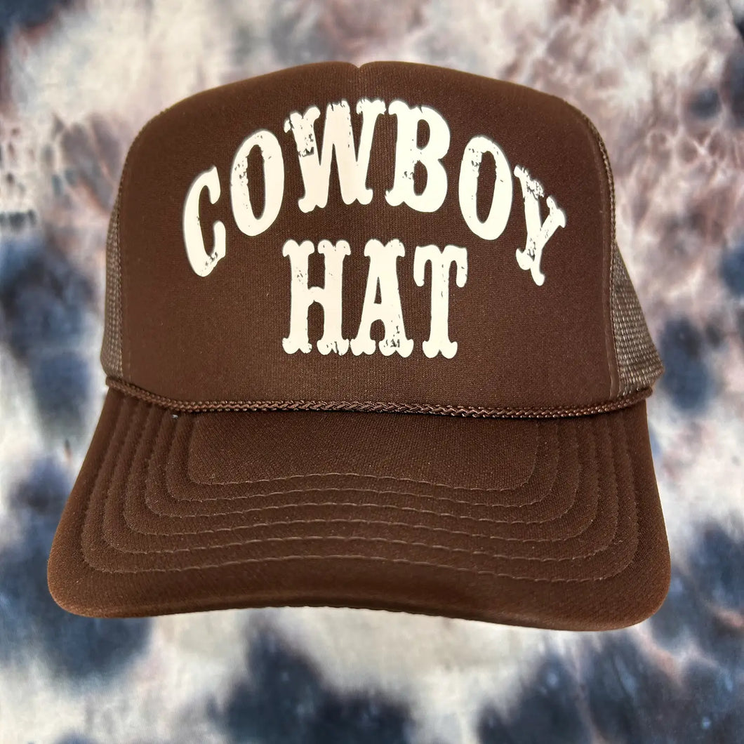 “Cowboy Hat” Foam Trucker Cap