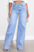 The Wide Leg Rigid Jean In Light Wash
