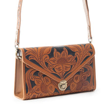 The sophisticate hand-tooled purse
