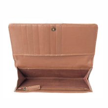 The Lasting Impression Tooled Leather & Cowhide Wallet
