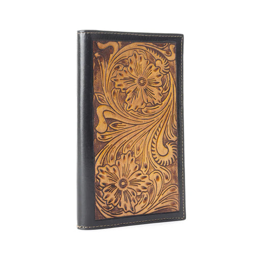 Zuki Tooled Leather Unisex Wallet