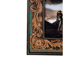 Mesa Plateau Tooled Leather Frame