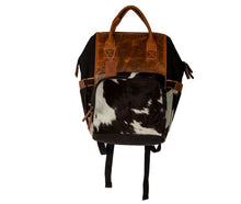 Samson Trails Cowhide & Leather Diaper Backpack 🎒