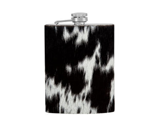 Cowhide Covered Flask