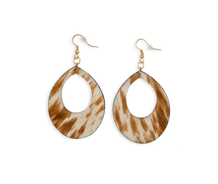 Wyoming Cowhide Earrings