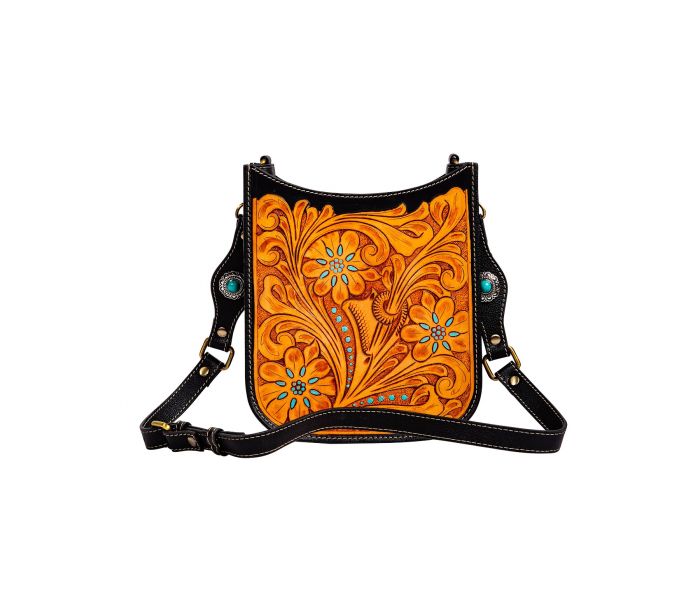 Belle’s Peak Hand-Tooled Bag