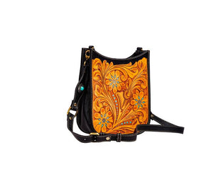 Belle’s Peak Hand-Tooled Bag