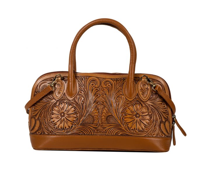 Westward Hand-Tooled Bag